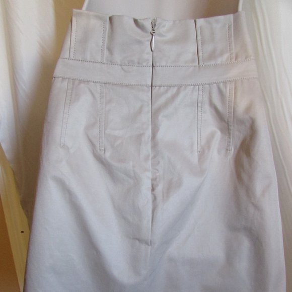 7th Avenue NY & Company Tan Knee Length Skirt - Picture 5 of 8